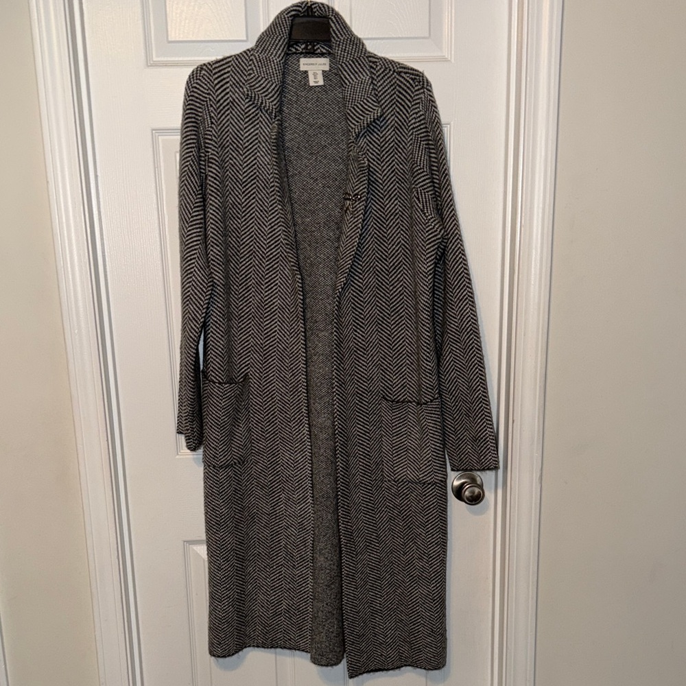 Sincerely Jules Black and White Knit Cardigan